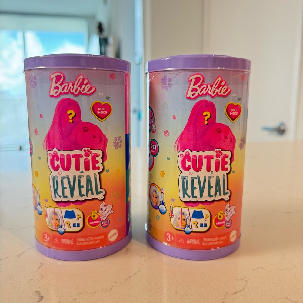 Barbie Cutie Reveal Doll - Pink and Yellow